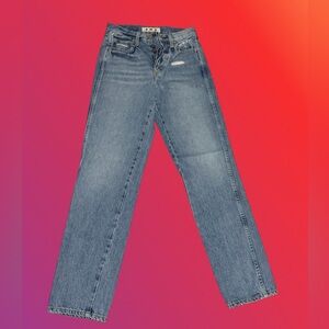AMO Lilah Classic Blue Straight Leg Jeans